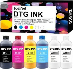 DTG Ink 500ML for SureColor F2100 F2000 P600 P800 DTG Printers for SureColor Rioh,XP600 i3200 TX800 DX5 Dx6 Dx7 Printheads Digital Textile Direct to Garment Printing Ink DTG Ink 500ML for SureColor F2100 F2000 P600 P800 DTG Printers for SureColor Rioh,XP600 i3200 TX800 DX5 Dx6 Dx7 Printheads Digital Textile Direct to Garment Printing Ink