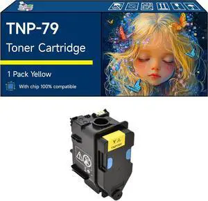Compatible with Konica Minolta TNP-79 Toner Cartridge Work for Konica Minolta bizhub C3351i C3350i C4050i Printers (1 Pack Yellow) Compatible with Konica Minolta TNP-79 Toner Cartridge Work for Konica Minolta bizhub C3351i C3350i C4050i Printers (1 Pack Yellow)