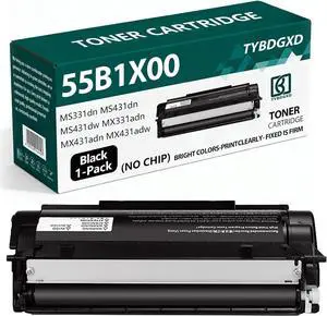 55B1000 55B1H00 55B1X00 High Yield Toner Cartridge Compatible for Lexmark Compatible Replacement for Lexmark MS331dn MS431dn MS431dw MX331adn MX431adn MX431adw Printers 55B1000 55B1H00 55B1X00 High Yield Toner Cartridge Compatible for Lexmark Compatible Replacement for Lexmark MS331dn MS431dn MS431dw MX331adn MX431adn MX431adw Printers
