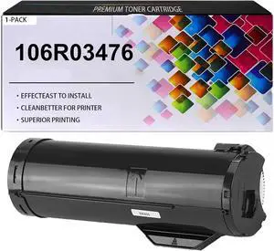 6510 6515 Toner Cartridge Replacement for Xerox 106R03476, Work for Xerox Phaser 6510 WorkCentre 6515 Printers, 1 Black 6510 6515 Toner Cartridge Replacement for Xerox 106R03476, Work for Xerox Phaser 6510 WorkCentre 6515 Printers, 1 Black