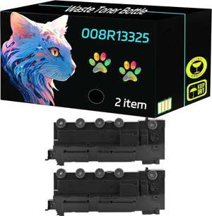 High Yield 008R13325 Waste Toner Bottle Compatible for Xerox C310 C315 C320 C325 VersaLink C415DN Printers, Clearly Print (2-Pack Black) High Yield 008R13325 Waste Toner Bottle Compatible for Xerox C310 C315 C320 C325 VersaLink C415DN Printers, Clearly Print (2-Pack Black)
