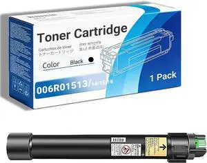 WC7525 006R01513 006R01514 006R01515 006R01516 Toner Cartridges Compatible for Xerox WorkCentre 7525 7530 7535 7545 7556 7830 7835 7845 7855 7970 Printers, High Yield - 26000 Pages Black WC7525 006R01513 006R01514 006R01515 006R01516 Toner Cartridges Compatible for Xerox WorkCentre 7525 7530 7535 7545 7556 7830 7835 7845 7855 7970 Printers, High Yield - 26000 Pages Black