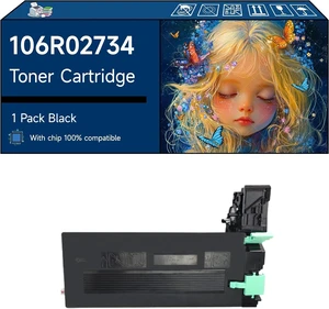 Compatible with Xerox 106R02734 Toner Cartridge Work for Xerox WorkCentre 4265 Printers, High Yield 25000 Pages, with Chip, High-Definition Printing (1 Pack Black) Compatible with Xerox 106R02734 Toner Cartridge Work for Xerox WorkCentre 4265 Printers, High Yield 25000 Pages, with Chip, High-Definition Printing (1 Pack Black)