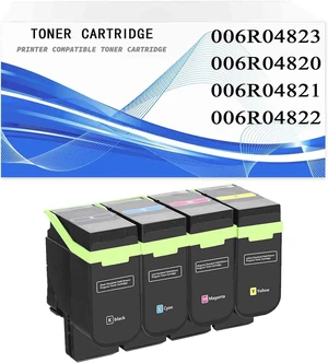 High Capacity 006R04823 006R04820 006R04821 006R04822 Toner Cartridge Replacement Compatible for Xerox C320 C325 Printer 4 Color Suit High Capacity 006R04823 006R04820 006R04821 006R04822 Toner Cartridge Replacement Compatible for Xerox C320 C325 Printer 4 Color Suit