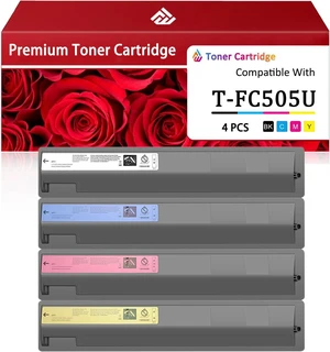 T-FC505U Toner Cartridge Compatible for Toshiba T-FC505U-K T-FC505U-C T-FC505U-M T-FC505U-Y Toner Cartridges Work for E-Studio 2505AC 3005AC 3505AC 4505AC Copiers T-FC505U Toner Cartridge Compatible for Toshiba T-FC505U-K T-FC505U-C T-FC505U-M T-FC505U-Y Toner Cartridges Work for E-Studio 2505AC 3005AC 3505AC 4505AC Copiers