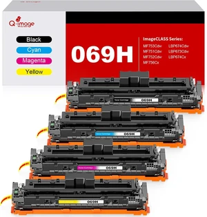 CRG-069H Compatible Toner Cartridge MF753Cdw MF751Cdw Replacement for Canon 069 069H CRG-069 CRG-069H Work with Canon imageCLASS MF753Cdw MF751Cdw LBP674Cdw (CRG-069H BK/C/M/Y,4 Combo Pack) CRG-069H Compatible Toner Cartridge MF753Cdw MF751Cdw Replacement for Canon 069 069H CRG-069 CRG-069H Work with Canon imageCLASS MF753Cdw MF751Cdw LBP674Cdw (CRG-069H BK/C/M/Y,4 Combo Pack)