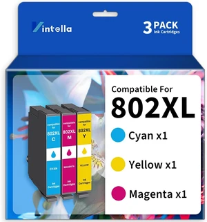 Remanufactured Ink Cartridges Replacement for Epson 802XL 802 T802XL T802 Color Only for Workforce Pro WF-4720 WF-4730 WF-4734 WF-4740 EC-4020 EC-4030 Printer (1 C/M/Y) Remanufactured Ink Cartridges Replacement for Epson 802XL 802 T802XL T802 Color Only for Workforce Pro WF-4720 WF-4730 WF-4734 WF-4740 EC-4020 EC-4030 Printer (1 C/M/Y)
