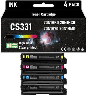 CS331 20N1HK0 20N1HC0 20N1HY0 20N1HM0 Toner Cartridge Compatible for Lexmark CS331dw CX331adwe CS431dw CX431adw Printers, High Yield Black 4500 Pages Color 4500 Pages,Combination Pack CS331 20N1HK0 20N1HC0 20N1HY0 20N1HM0 Toner Cartridge Compatible for Lexmark CS331dw CX331adwe CS431dw CX431adw Printers, High Yield Black 4500 Pages Color 4500 Pages,Combination Pack