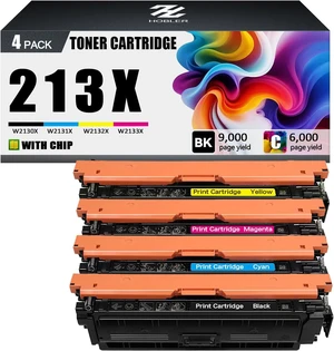 213X Toner Cartridges Compatible for HP 213X W2130X W2131X W2132X W2133X Toner Cartridge Work for HP Laserjet 5700dn 5800dn 6700dn 6701dn 6800dn 6801dn Printers 213X Toner Cartridges Compatible for HP 213X W2130X W2131X W2132X W2133X Toner Cartridge Work for HP Laserjet 5700dn 5800dn 6700dn 6701dn 6800dn 6801dn Printers