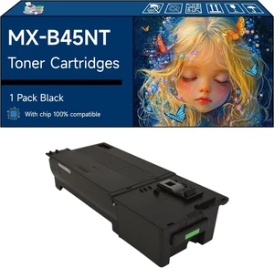 MX-B45NT Toner Cartridges Compatible with Sharp MX-B350P MX-B350W MX-B355W MX-B376W Printers (1 Pack Black) MX-B45NT Toner Cartridges Compatible with Sharp MX-B350P MX-B350W MX-B355W MX-B376W Printers (1 Pack Black)