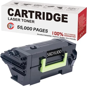 TonerParts Replacement 58D1U00, 58D1U0E Toner Cartridge 55,000 Pages for Lexmark MS725, MS823, MS823n, MS825, MS826, MX722, MX725, MX822 High Yield TonerParts Replacement 58D1U00, 58D1U0E Toner Cartridge 55,000 Pages for Lexmark MS725, MS823, MS823n, MS825, MS826, MX722, MX725, MX822 High Yield