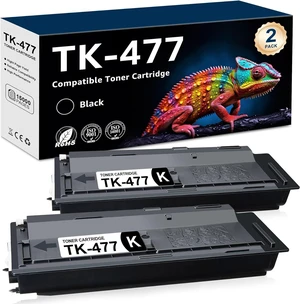 Compatible TK-477 TK477 Black Toner Cartridge Replacement for TK 477 1T02K30US0 Toner for FS-6525MFP FS-6530MFP FS-6025 FS-6030 TASKalfa 255 TASKalfa 305 Toner Printers (2 Black, 15,000 Pages) Compatible TK-477 TK477 Black Toner Cartridge Replacement for TK 477 1T02K30US0 Toner for FS-6525MFP FS-6530MFP FS-6025 FS-6030 TASKalfa 255 TASKalfa 305 Toner Printers (2 Black, 15,000 Pages)