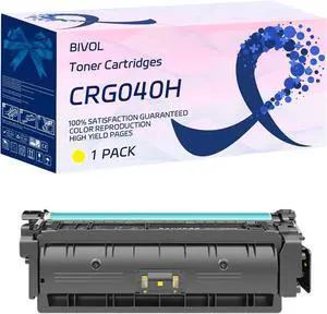 CRG040H Toner Cartridges Compatible for Canon Color imageCLASS LBP712Cdn Printers, with Chip, High Yield 22500 Pages, Vivid Colors (Yellow) CRG040H Toner Cartridges Compatible for Canon Color imageCLASS LBP712Cdn Printers, with Chip, High Yield 22500 Pages, Vivid Colors (Yellow)