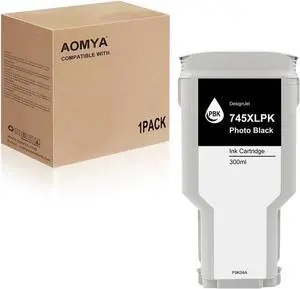 Aomya 745 Ink Cartridge Replacement HP745 F9K04A for HP DesignJet Z5600 Z2600 Postscript Printers (300ML,Photo Black) Aomya 745 Ink Cartridge Replacement HP745 F9K04A for HP DesignJet Z5600 Z2600 Postscript Printers (300ML,Photo Black)