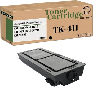 TK411 Compatible for Kyocera TK-411 Toner Cartridge Replacement ,Fit for KM-1620 KM-1635 KM-1650 KM-2020 KM-2050 Printer (1-Pack Black) TK411 Compatible for Kyocera TK-411 Toner Cartridge Replacement ,Fit for KM-1620 KM-1635 KM-1650 KM-2020 KM-2050 Printer (1-Pack Black)
