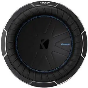 KICKER CompQ 10"(25cm) Subwoofer, 51CWQ104, DVC 4-ohm, 800 Watts RMS, 1600 Watts Peak, Forced-Air Cooling, Increased Power Handling, Car, Truck, SUV, UTV KICKER CompQ 10"(25cm) Subwoofer, 51CWQ104, DVC 4-ohm, 800 Watts RMS, 1600 Watts Peak, Forced-Air Cooling, Increased Power Handling, Car, Truck, SUV, UTV