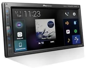 Pioneer DMH-C2550NEX 6.8" Capacitive Touchscreen, Modular Chassis Wired Apple CarPlay & Android Auto, Amazon Alexa, Bluetooth, Backup Camera, FLAC, Short Chassis, Hi-Volt RCA Pioneer DMH-C2550NEX 6.8" Capacitive Touchscreen, Modular Chassis Wired Apple CarPlay & Android Auto, Amazon Alexa, Bluetooth, Backup Camera, FLAC, Short Chassis, Hi-Volt RCA