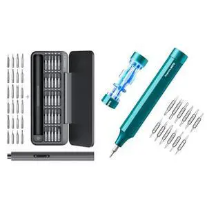 HOTO 49 Bits Electric Precision Screwdriver Set + 24 in 1 Multi Bit Mini Screwdriver Dark Turquoise HOTO 49 Bits Electric Precision Screwdriver Set + 24 in 1 Multi Bit Mini Screwdriver Dark Turquoise