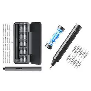 HOTO 49 Bits Electric Precision Screwdriver Set + 24 in 1 Multi Bit Mini Screwdriver Slate Grey HOTO 49 Bits Electric Precision Screwdriver Set + 24 in 1 Multi Bit Mini Screwdriver Slate Grey