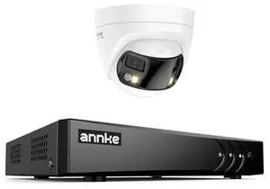 ANNKE 3K Lite H.265+ Security DVR Recorder with 5MP Analog Dual-Lens Security Camera, Smart Dual Light, 130dB, 3D DNR, One-Way Audio, IP67 ANNKE 3K Lite H.265+ Security DVR Recorder with 5MP Analog Dual-Lens Security Camera, Smart Dual Light, 130dB, 3D DNR, One-Way Audio, IP67