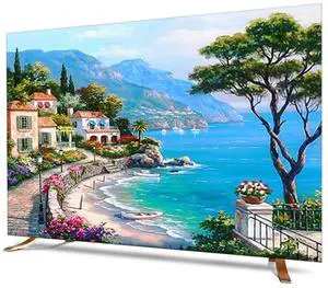 32-85 Inches TV Cover Cloth, Dust-Proof Waterproof TV Screen Protector Cover Fabric, for Flat Screen Curved Screen,E,58 or 60in 32-85 Inches TV Cover Cloth, Dust-Proof Waterproof TV Screen Protector Cover Fabric, for Flat Screen Curved Screen,E,58 or 60in