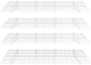 4-Pack 24-inch-by-72-inch Wall Shelf Garage Storage Rack Wall Mounted Floating Shelves 2x6 ft,White, Classic Series 4-Pack 24-inch-by-72-inch Wall Shelf Garage Storage Rack Wall Mounted Floating Shelves 2x6 ft,White, Classic Series