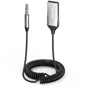 Aux to Bluetooth 6.0 Adapter 3.5mm Bluetooth Receiver for Car USB 2.0 to 3.5mm Jack Kit with Built-in Microphone Aux Input for Hands-Free Calls Compatible with Car Speaker and Home Audio Aux to Bluetooth 6.0 Adapter 3.5mm Bluetooth Receiver for Car USB 2.0 to 3.5mm Jack Kit with Built-in Microphone Aux Input for Hands-Free Calls Compatible with Car Speaker and Home Audio