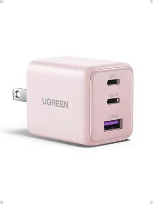 3-Port 30W USB C Charger, GaN II Compact iPhone Charger Fast Charging, Type C Power Adapter for iPhone 17/16/15 Series, Galaxy S26/S25/24, iPad, MacBook Neo/Air, Pink 3-Port 30W USB C Charger, GaN II Compact iPhone Charger Fast Charging, Type C Power Adapter for iPhone 17/16/15 Series, Galaxy S26/S25/24, iPad, MacBook Neo/Air, Pink