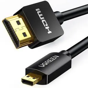 UGREEN Micro HDMI to HDMI Cable, 4K@60Hz, HDR, Adapter, 1.6FT | Compatible with GoPro Hero 7/6, Raspberry Pi 5, Retroid Pocket 3+/3 Yoga 3 B500 Camera, Video Capture Card UGREEN Micro HDMI to HDMI Cable, 4K@60Hz, HDR, Adapter, 1.6FT | Compatible with GoPro Hero 7/6, Raspberry Pi 5, Retroid Pocket 3+/3 Yoga 3 B500 Camera, Video Capture Card