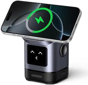 UGREEN Uno Qi2 15W 2-in-1 Foldable Wireless Charger Stand UGREEN Uno Qi2 15W 2-in-1 Foldable Wireless Charger Stand