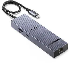 UGREEN Revodok Pro 6 in 1 USB C Hub Gigabit Ethernet Adapter 4K 60Hz HDMI UGREEN Revodok Pro 6 in 1 USB C Hub Gigabit Ethernet Adapter 4K 60Hz HDMI