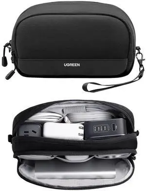 Electronics Organizer Travel Case Bag Multifunctional Organizer Carrying Case for Cables, Cord, SD Card, Earbuds, Charger, USB Adapter, Electronic Accessories Medium Size Electronics Organizer Travel Case Bag Multifunctional Organizer Carrying Case for Cables, Cord, SD Card, Earbuds, Charger, USB Adapter, Electronic Accessories Medium Size