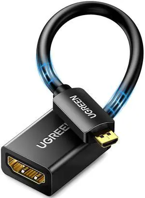 Micro HDMI to HDMI Adapter, Male to Female Cable HDMI 2.0 4K@60Hz HDR 3D Dolby 18Gbps High Speed Compatible with Raspberry Pi 5/Pi 4//Pi 500 GoPro Hero 7 6/Retroid Pocket 3+, 0.6FT Micro HDMI to HDMI Adapter, Male to Female Cable HDMI 2.0 4K@60Hz HDR 3D Dolby 18Gbps High Speed Compatible with Raspberry Pi 5/Pi 4//Pi 500 GoPro Hero 7 6/Retroid Pocket 3+, 0.6FT