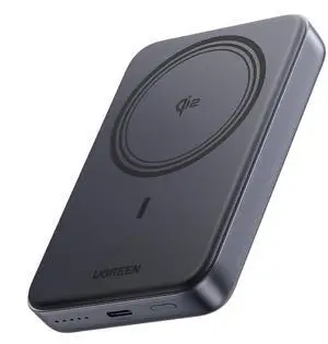 Magnetic Power Bank Qi2 Certified 15W Fast Charging Wireless Battery Pack Slim 10000mAh Magsafe Portable Charger with 20W USB-C for iPhone 17/16/15/14/13/12 Series Black Magnetic Power Bank Qi2 Certified 15W Fast Charging Wireless Battery Pack Slim 10000mAh Magsafe Portable Charger with 20W USB-C for iPhone 17/16/15/14/13/12 Series Black