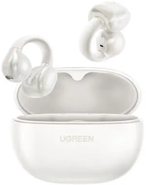 HiTune S3 Open Ear Earbuds Bluetooth 5.4 Clip On Wireless Headphones ENC Mic for Clear Calls 30H Playtime IPX5 Waterproof Earphones for Running Workout, Cyclists, Compatible with iPhone, White HiTune S3 Open Ear Earbuds Bluetooth 5.4 Clip On Wireless Headphones ENC Mic for Clear Calls 30H Playtime IPX5 Waterproof Earphones for Running Workout, Cyclists, Compatible with iPhone, White