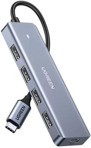USB C to USB A Hub with 4 USB 3.0 for Laptop, MacBook Pro/Air, Mac mini M4, iMac, iPad Pro, Chromebook, Dell XPS, Galaxy S23, and More, 0.5FT USB C to USB A Hub with 4 USB 3.0 for Laptop, MacBook Pro/Air, Mac mini M4, iMac, iPad Pro, Chromebook, Dell XPS, Galaxy S23, and More, 0.5FT