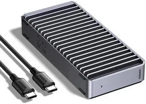 40Gbps M.2 NVMe Enclosure with Aluminum Double-Sided Fin Heat Dissipation, No Noise External SSD Case Compatible with Thunderbolt 4/3/USB4/3.2/2.0 M1 M2 Pro/Max (SSD Not Included) 40Gbps M.2 NVMe Enclosure with Aluminum Double-Sided Fin Heat Dissipation, No Noise External SSD Case Compatible with Thunderbolt 4/3/USB4/3.2/2.0 M1 M2 Pro/Max (SSD Not Included)