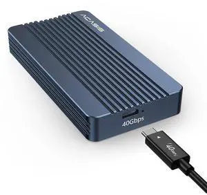 80Gbps M.2 NVMe SSD Enclosure, with Cooling Fan, Compatible with Thunderbolt5/USB4 V2.0, Back Compatible with Thunderbolt4/USB4 V1.0, USB3.2/3.1/3.0 (TB501 Pro)(Phantom Gray) 80Gbps M.2 NVMe SSD Enclosure, with Cooling Fan, Compatible with Thunderbolt5/USB4 V2.0, Back Compatible with Thunderbolt4/USB4 V1.0, USB3.2/3.1/3.0 (TB501 Pro)(Phantom Gray)