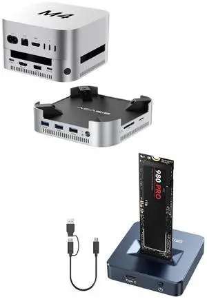 40Gbps M.2 NVMe SSD Enclosure Bundle with 10Gbps M.2 NVMe & SATA to USB C/A Docking Station/Adapter/Reader 40Gbps M.2 NVMe SSD Enclosure Bundle with 10Gbps M.2 NVMe & SATA to USB C/A Docking Station/Adapter/Reader