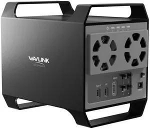 4-Bay Hard Drive Enclosure for 3.5" and 2.5'' SATA HDD/SSD Featuring 10Gbps USB-C 3.2, Max 128TB Capacity, Built-in Temp-Controlled Cooling Fans, 4K HDMI Stunning Video Output, Aluminum Shell 4-Bay Hard Drive Enclosure for 3.5" and 2.5'' SATA HDD/SSD Featuring 10Gbps USB-C 3.2, Max 128TB Capacity, Built-in Temp-Controlled Cooling Fans, 4K HDMI Stunning Video Output, Aluminum Shell