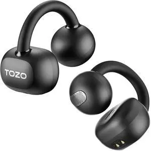 OpenEarRing True Open Ear Earbuds, Lightweight Comfort Open Ear Clip Wireless Earbuds, 40H Play Bluetooth 5.4 Headphones with Smart Digital Display Design Fit Sports Running, Workout Black OpenEarRing True Open Ear Earbuds, Lightweight Comfort Open Ear Clip Wireless Earbuds, 40H Play Bluetooth 5.4 Headphones with Smart Digital Display Design Fit Sports Running, Workout Black