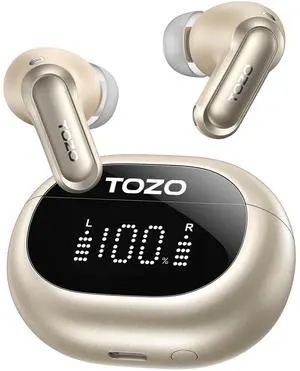 NC20 Active Noise Cancelling Wireless Earbuds, LDAC Hi-Res Sound Bluetooth Headphones, 6 Mics AI Call Ear Buds 80H Playtime, Dual Pairing, 32 EQ via App, IPX8 Waterproof, Wireless Charging Case NC20 Active Noise Cancelling Wireless Earbuds, LDAC Hi-Res Sound Bluetooth Headphones, 6 Mics AI Call Ear Buds 80H Playtime, Dual Pairing, 32 EQ via App, IPX8 Waterproof, Wireless Charging Case
