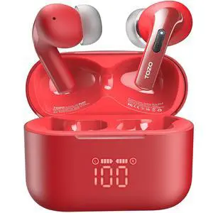 T20 Wireless Earbuds Bluetooth Headphones 48.5 Hrs Playtime with LED Digital Display, IPX8 Waterproof, Dual Mic Call Noise Cancelling 10mm Broad Range Speakers with Wireless Charging Case T20 Wireless Earbuds Bluetooth Headphones 48.5 Hrs Playtime with LED Digital Display, IPX8 Waterproof, Dual Mic Call Noise Cancelling 10mm Broad Range Speakers with Wireless Charging Case