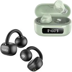 OpenEarRing True Open Ear Headphones NC9 Hybrid Active Noise Cancelling Wireless Earbuds OpenEarRing True Open Ear Headphones NC9 Hybrid Active Noise Cancelling Wireless Earbuds