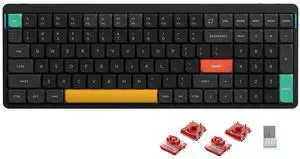 Air96 V2 Wireless Mechanical Keyboard,100 Keys RGB Backlit Keyboard,Supports Bluetooth 5.1,2.4G and Wired Connection,for PC/Laptop/Windows/Mac -Black Gateron Cowberry Switch Air96 V2 Wireless Mechanical Keyboard,100 Keys RGB Backlit Keyboard,Supports Bluetooth 5.1,2.4G and Wired Connection,for PC/Laptop/Windows/Mac -Black Gateron Cowberry Switch