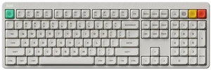 Node100 Wireless Mechanical Keyboard, Hot Swappable Custom Bluetooth Keyboard, 109 Keys Computer Gaming Keyboards, Supports Touch Gestures, PBT Keycaps, RGB Backlit, Bluetooth/2.4GHz/USB-C