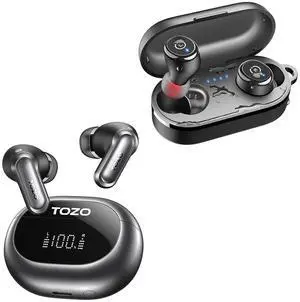 NC20 Active Noise Cancelling Wireless Earbuds T10 Wireless Earbuds Bluetooth 5.3 Headphones, App Customize EQ NC20 Active Noise Cancelling Wireless Earbuds T10 Wireless Earbuds Bluetooth 5.3 Headphones, App Customize EQ