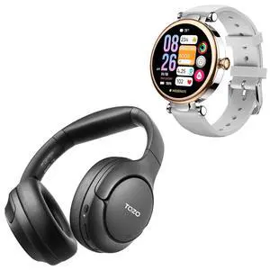 HT2 Hybrid Active Noise Cancelling Headphones, Wireless Over Ear Bluetooth Headset, S8 AMOLED Smart Watch for Women, 1.32" HD Color Screen, Health Tracker Ladies Watch HT2 Hybrid Active Noise Cancelling Headphones, Wireless Over Ear Bluetooth Headset, S8 AMOLED Smart Watch for Women, 1.32" HD Color Screen, Health Tracker Ladies Watch