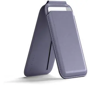Magnetic Magsafe Wallet, Double Flap Stand Card Holder, 4 Slots with Front NFC Pass-Through, Adjustable Phone Attachment for iPhone 17/16/15/14/13/12, Travel Accessory Magnetic Magsafe Wallet, Double Flap Stand Card Holder, 4 Slots with Front NFC Pass-Through, Adjustable Phone Attachment for iPhone 17/16/15/14/13/12, Travel Accessory