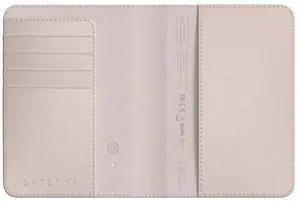 Passport Holder for Travel with Find My, Passport Cover with 4 Card Holder, Wireless Charging, and RFID protection Travel Essential Vegan Leather Passport Desert Rose Passport Holder for Travel with Find My, Passport Cover with 4 Card Holder, Wireless Charging, and RFID protection Travel Essential Vegan Leather Passport Desert Rose